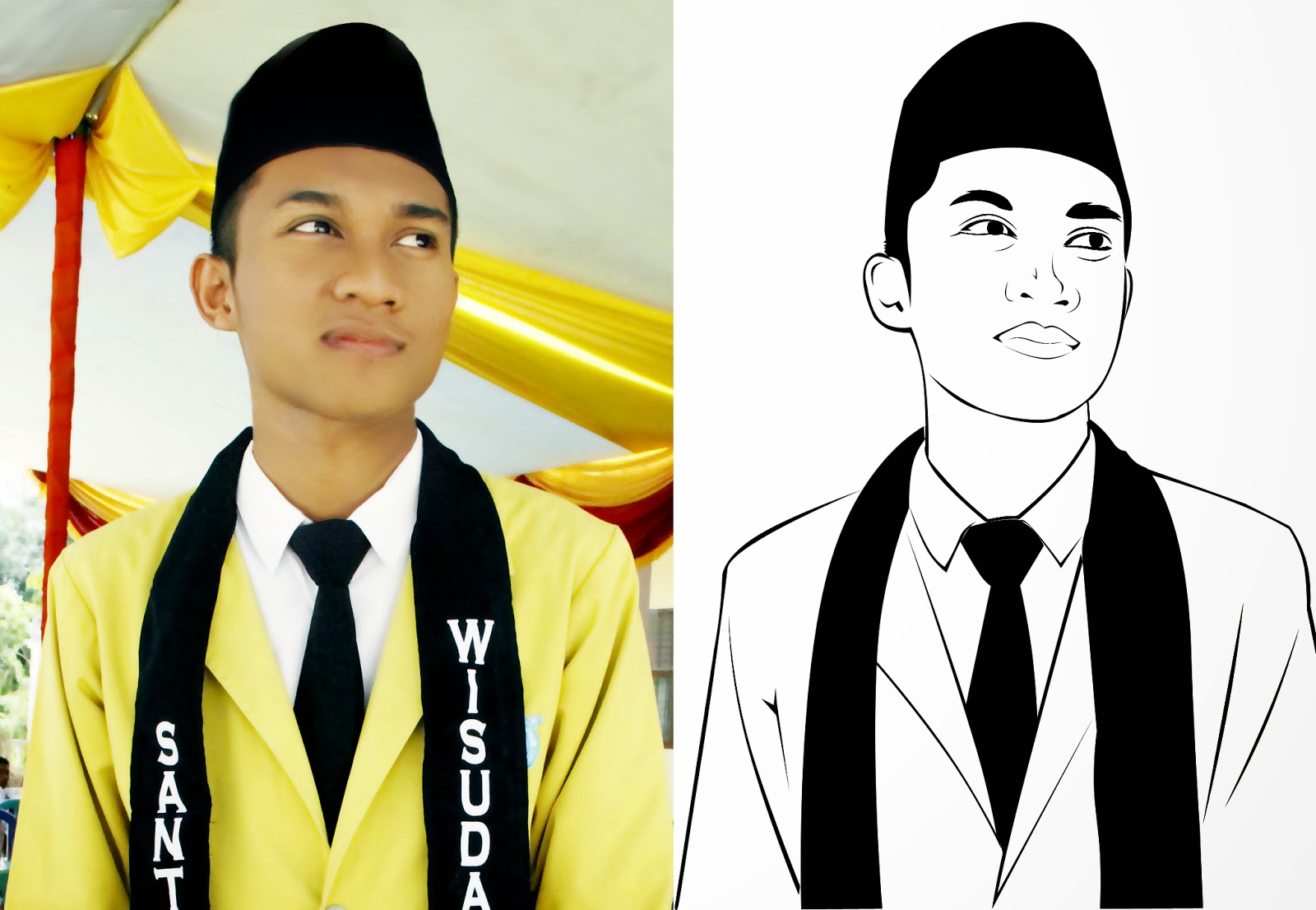 Tutorial Lineart Foto Sendiri Dengan Photoshop SANTRI AKTIF