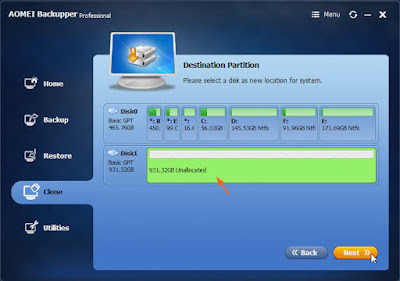 Cara cloning hard disk / transfer system operasi (Windows) ke hard disk lain