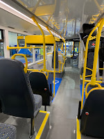Two wheelchair spaces inside the Enviro400EV City for Greater Manchester - Image by TfGM