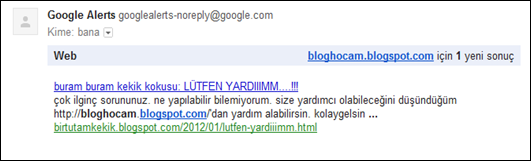 Google Alerts Kim Bahsetmiş?