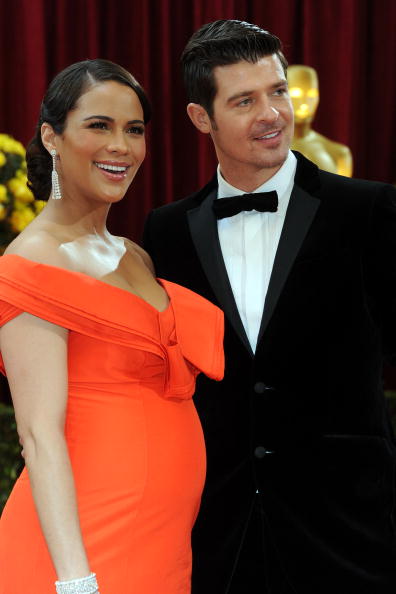 paula patton and robin thicke baby. makeup paula patton and robin