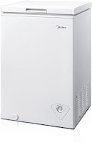 Midea MRC04M3AWW Chest Freezer 3.5 Cubic Feet Mini Freezer, image, features, review