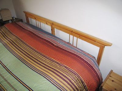 wooden bed frame