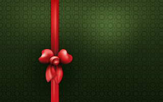 Christmas gift green background image template PSD