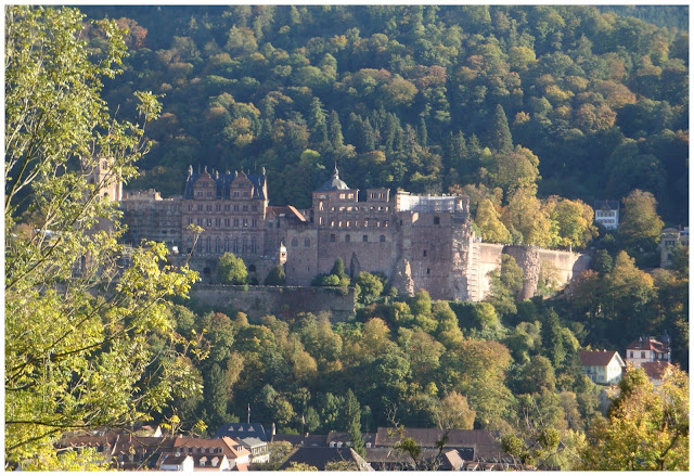 Castelo de Heidelberg visto do Philosophenweg