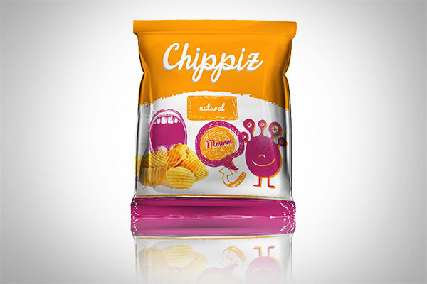 Chippiz attractive pouch packaging design