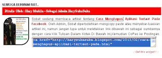 Cara Membuat Permalink Pada Blog