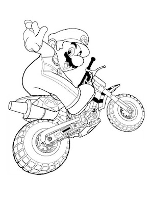 Desenhos do Super Mario para colorir