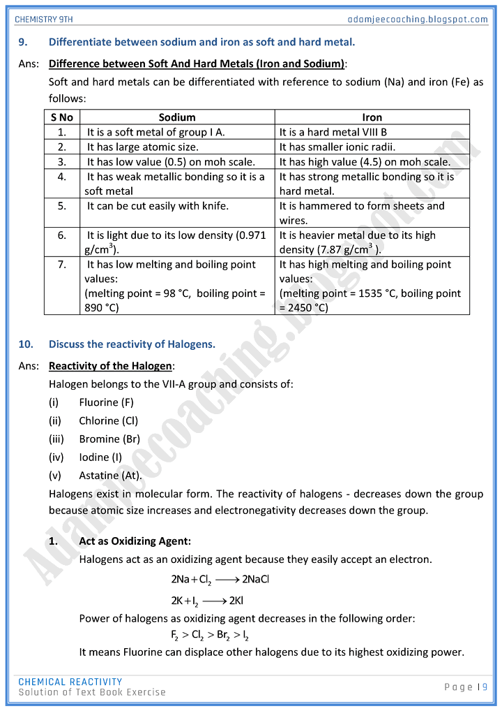 chemical-reactivity-solved-book-exercise-chemistry-9th