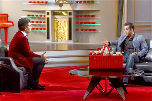 Salman khan replaces SRK on Koffee with karan couch pic1