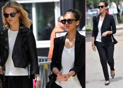 Jessica Alba Hits the Streets During Paris Fashion Week » Gossip/Jessica Alba