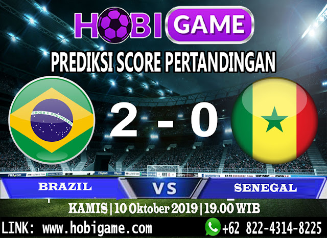 Prediksi Brazil Vs Senegal 10 Oktober 2019