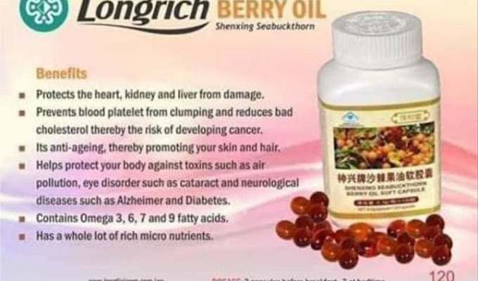 BERRY OIL WILL BOOST YOUR HEALTH STATUS