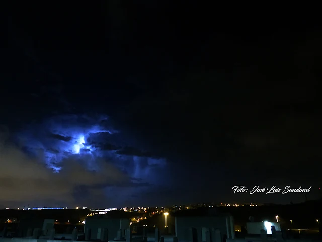 Fotos tormenta eléctrica Gran Canaria, noche 28 octubre