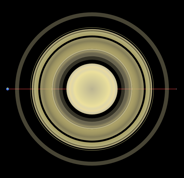Cassini Views Saturn's Elusive Moon Pan | Sci.News