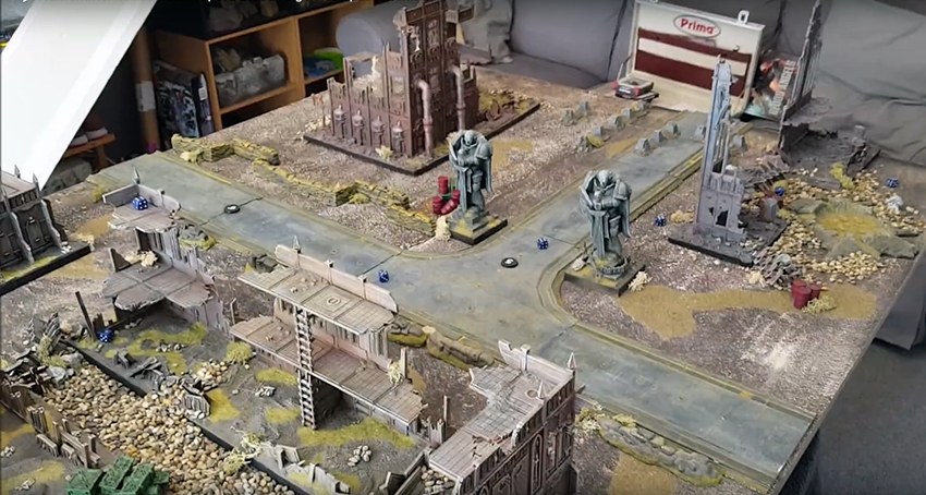 wargame city table