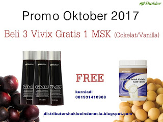 Promo katalog produk shaklee Indonesia bulan oktober 2017