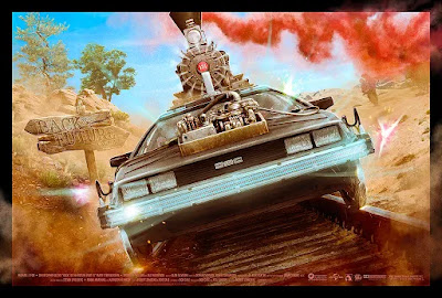 Back to the Future Part III Print by Kevin Wilson x Bottleneck Gallery x Vice Press