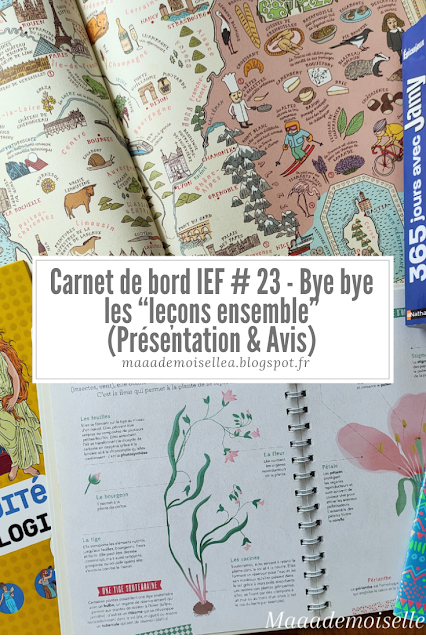 Carnet de bord IEF # 23 - Bye bye les “leçons ensemble”