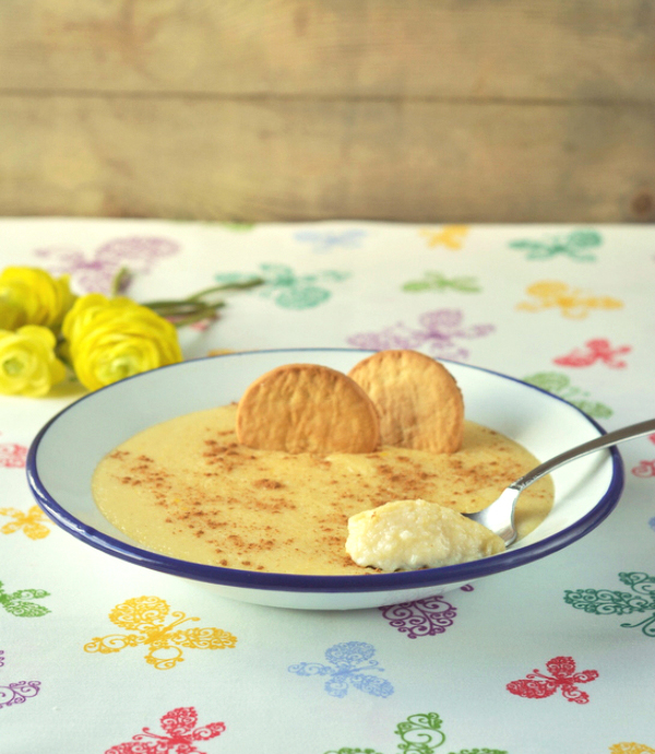 Natillas de sémola a la vainilla {sin gluten y sin lactosa}