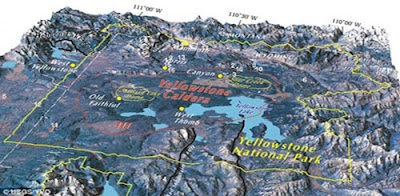 erupción caldera en yellowstone