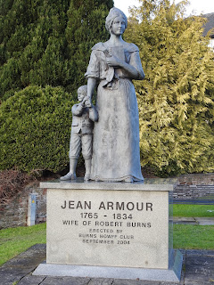 Jean Armour Statue, Dumfries, Scotland