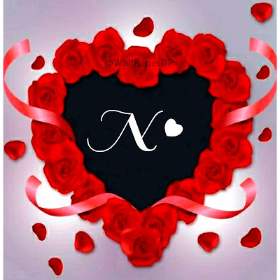 Download Beautiful Stylish A to Z Red Heart Alphabets Letters Pics name Dpz for Facebook, Instagram, whatsapp etc.