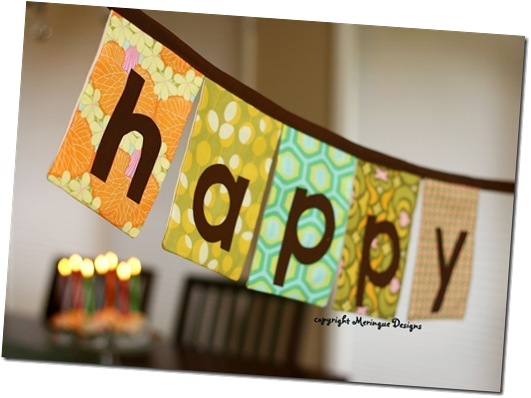 Birthday banner in my store
