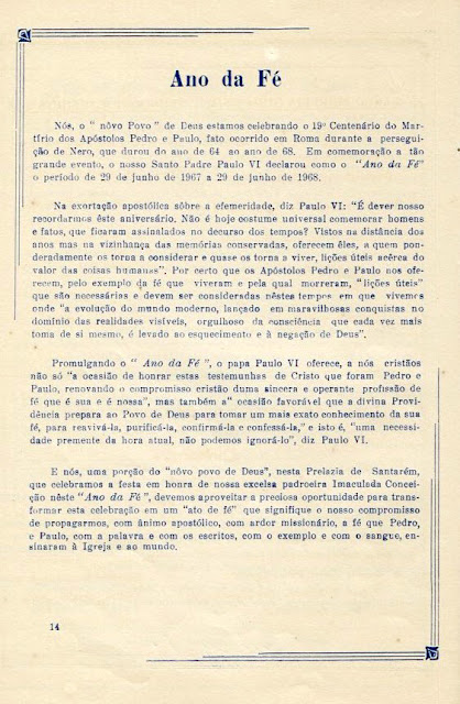 PROGRAMA DA FESTA DE NOSSA SENHORA DA CONCEIÇÃO - 1967 - PAG 14