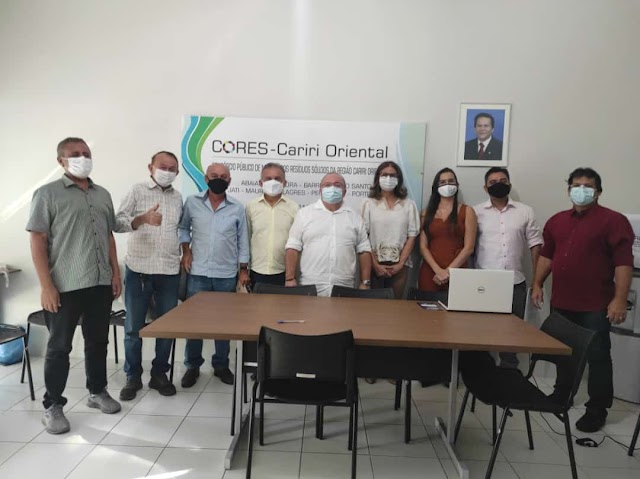 Prefeito Figueiredo é eleito presidente do Consócio Público de Manejo dos Resíduos Sólidos da região do Cariri Oriental