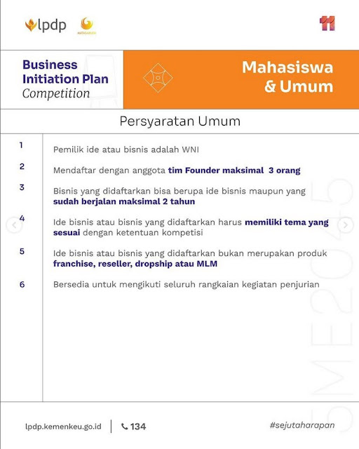 5 Million Entrepreneurs 2045 : LPDP Business Competition 2023
