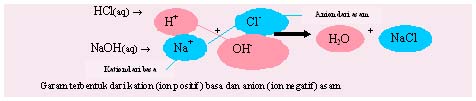 Reaksi pada Asam, Basa, dan Garam