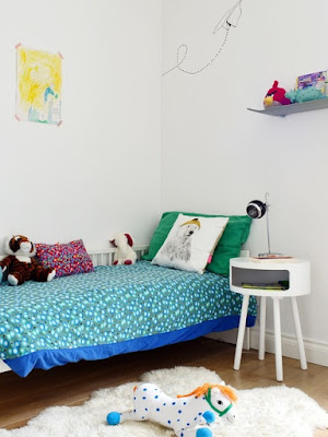 dekorasi kamar tidur anak wanita konsep bohemian