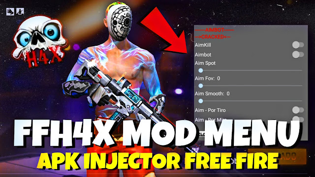 COMO BAIXAR E INSTALAR HACK NO FREE FIRE DE CAPA ATUALIZADO EM 2022 (PASSO  A PASSO) MOD MENU FFH4X 