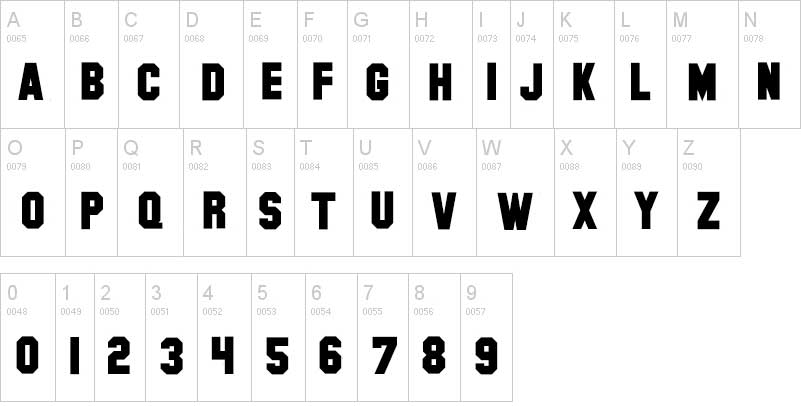tipografia erase una vez en hollywood abecedario alfabeto