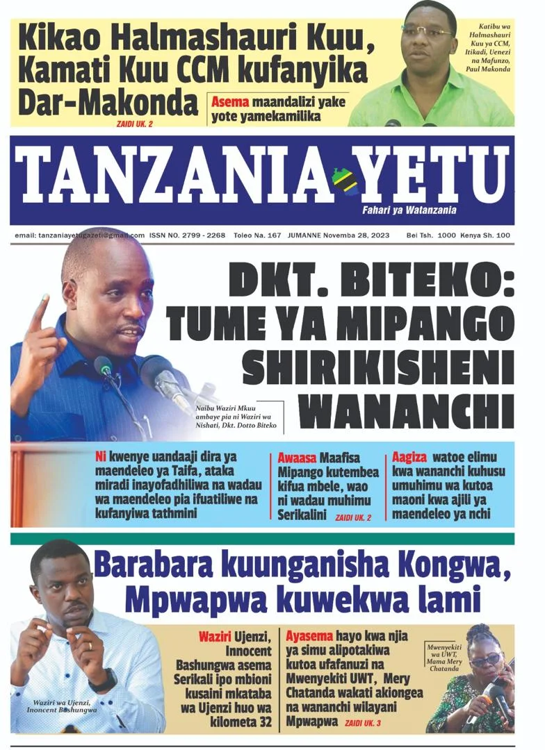 Haya Hapa Magazeti ya Leo Tarehe 28 November 2023