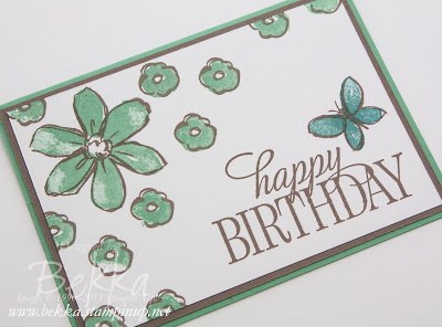 Make In A Moment - Beautiful Garden In Bloom Birthday Card