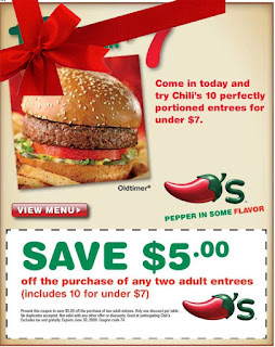 Free Printable Chili's Coupons