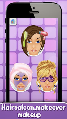 Princess Hair Spa Salon iOS Android Game for Kids