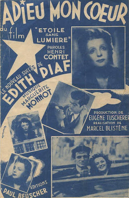 Edith Piaf - Adieu mon coeur - France - 1946