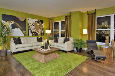 Green Design Ideas For Interiors Of Living Room-2