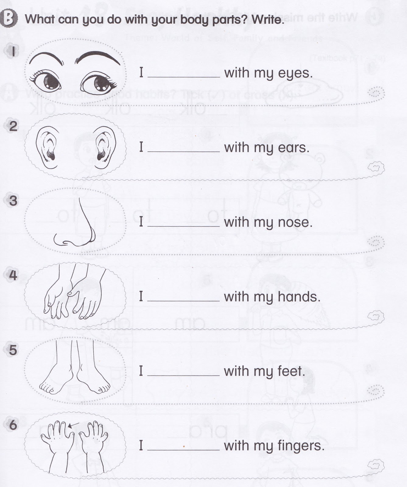 kssr year 1 english exercise