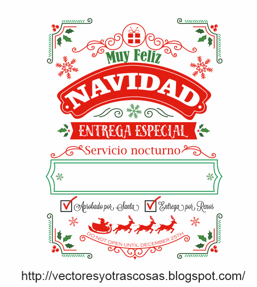 Vectores Gratis de Navidad Morralito