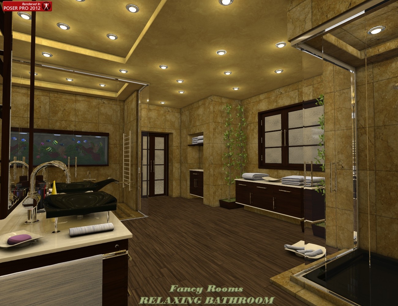 ... DAZ Studio 4.6 for FREE!: DAZ 3D - Fancy Rooms - Relaxing Bathroom