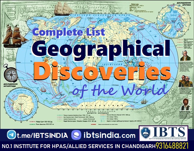 List of Geographical Discoveries of the World