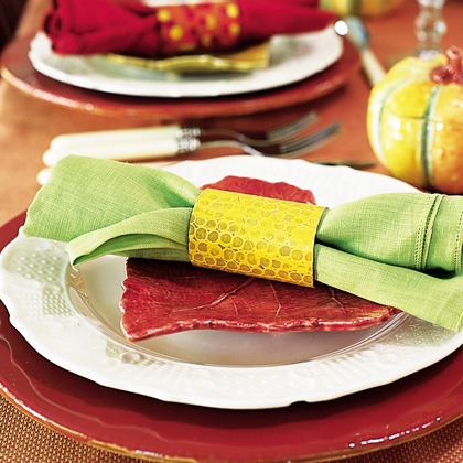 Indian Corn Napkin Rings