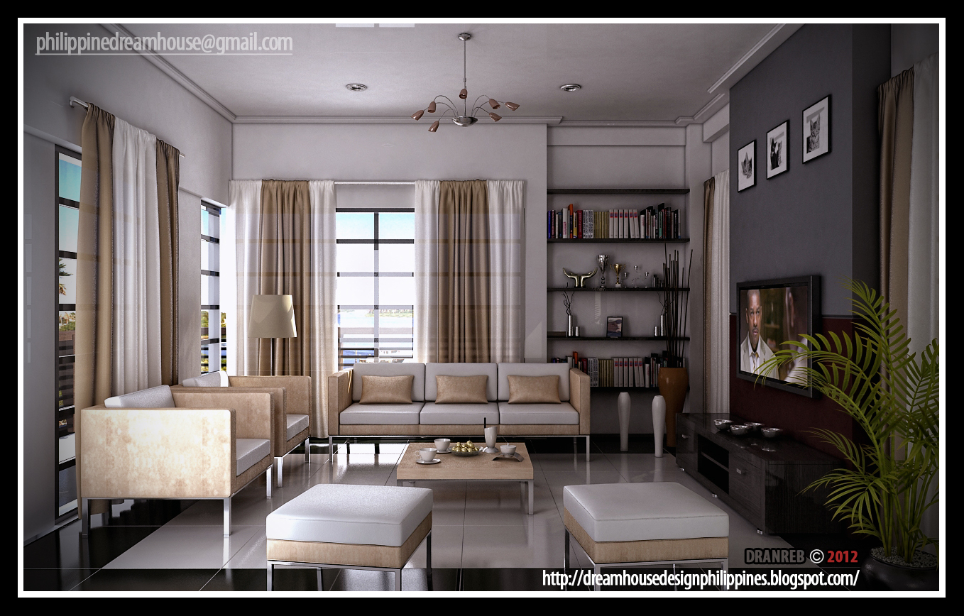  Philippine  Dream House Design  Modern Living  Room 