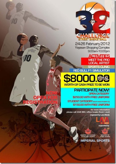 Brunei 3on3 Challenge Street Basketball Tournament