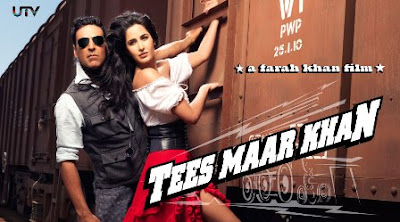 Akshay Kumar And Katrina Kaif In Tees Maar Khan Movie Wallpaper