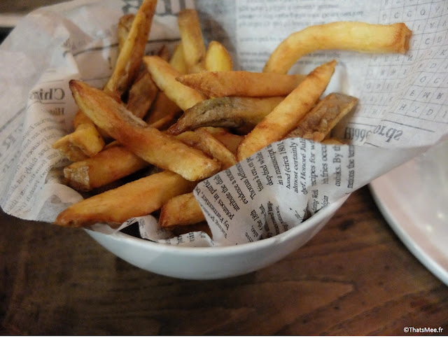 frites maison pas bonnes bar à burgers Paris 10ème goncourt